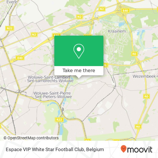 Espace VIP White Star Football Club map