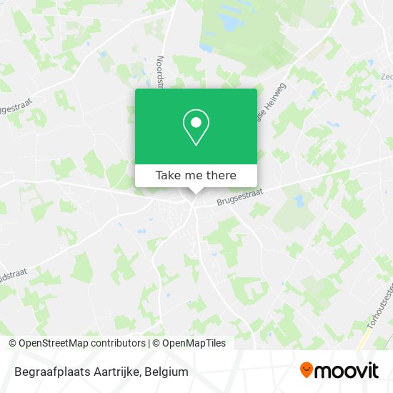 Begraafplaats Aartrijke plan