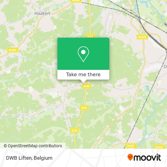 DWB Liften map