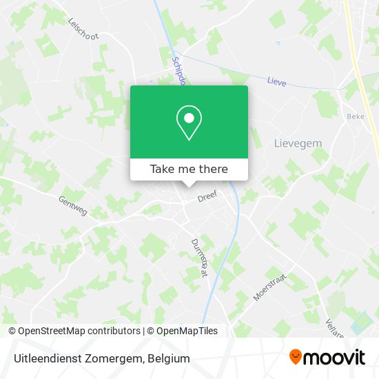 Uitleendienst Zomergem map