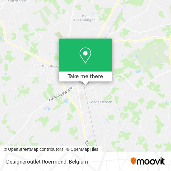 Designeroutlet Roermond map