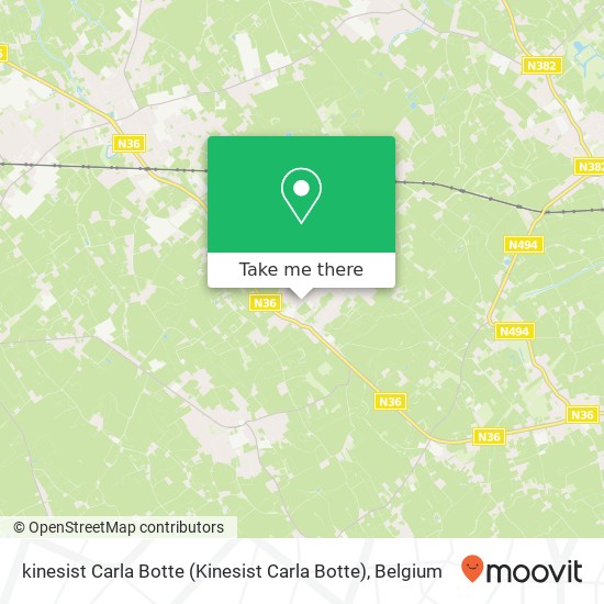 kinesist Carla Botte (Kinesist Carla Botte) map