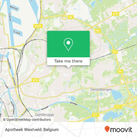 Apotheek Westveld map