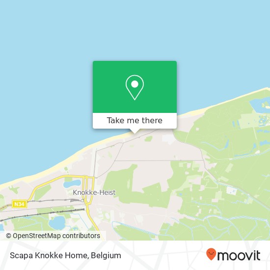 Scapa Knokke Home map