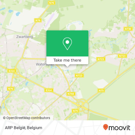 ARP België map