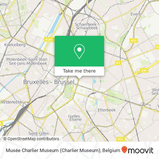 Musée Charlier Museum map