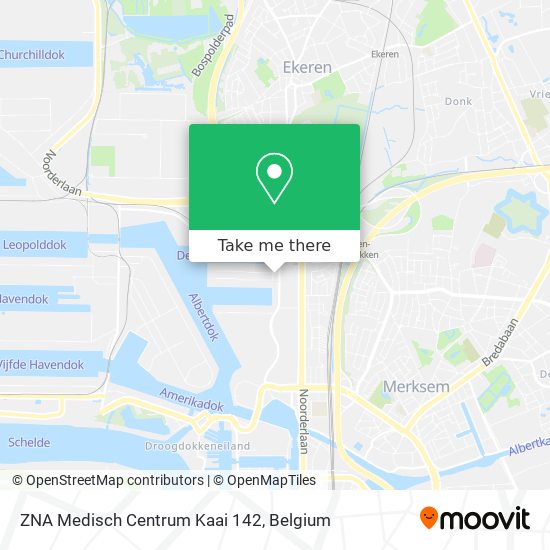 ZNA Medisch Centrum Kaai 142 plan