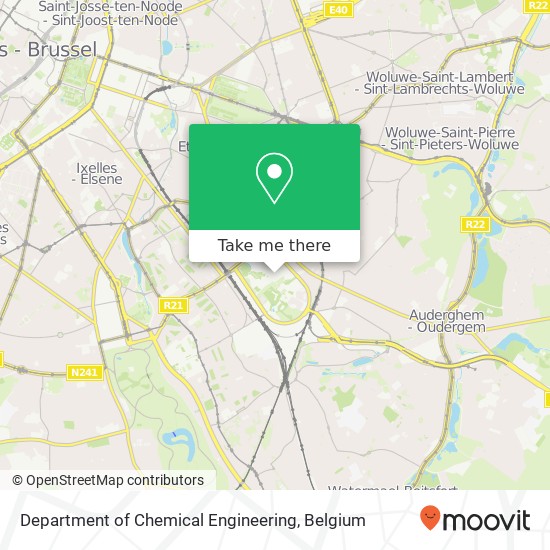 Department of Chemical Engineering map