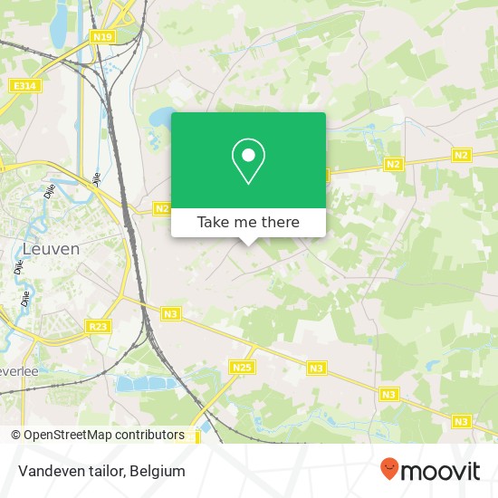 Vandeven tailor map