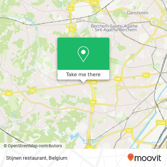 Stijnen restaurant map