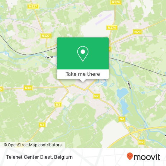 Telenet Center Diest plan