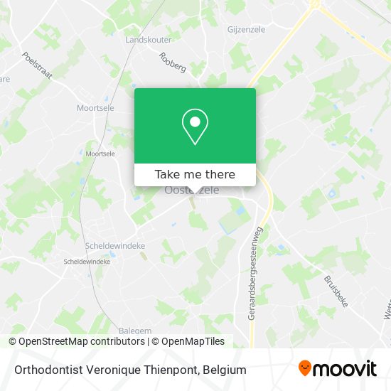 Orthodontist Veronique Thienpont map
