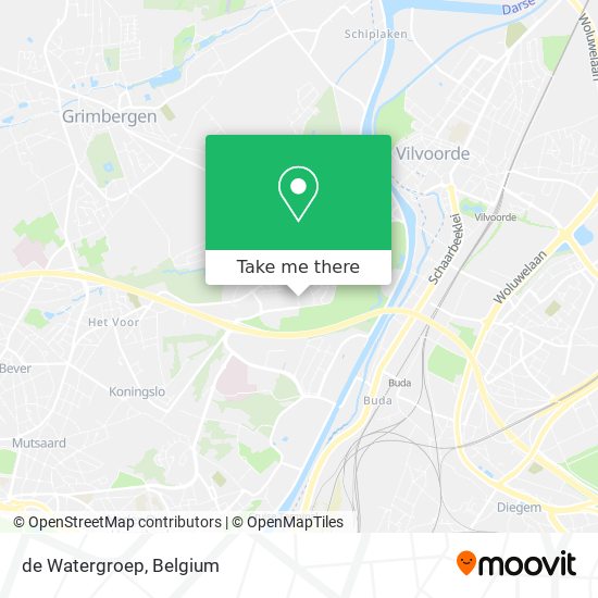 de Watergroep map