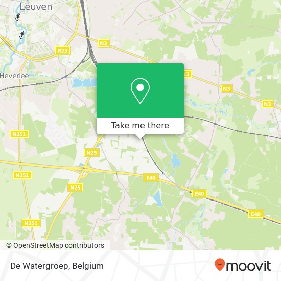 De Watergroep map