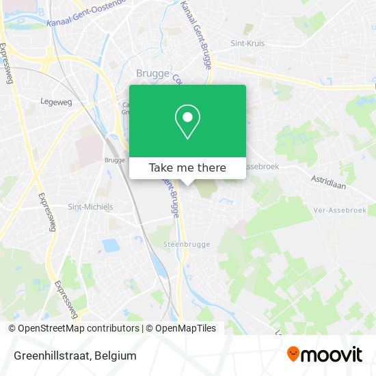 Greenhillstraat map
