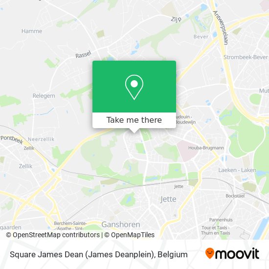 Square James Dean (James Deanplein) plan