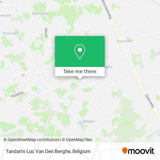 Tandarts Luc Van Den Berghe map