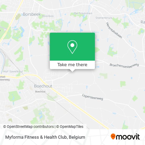 Myforma Fitness & Health Club plan