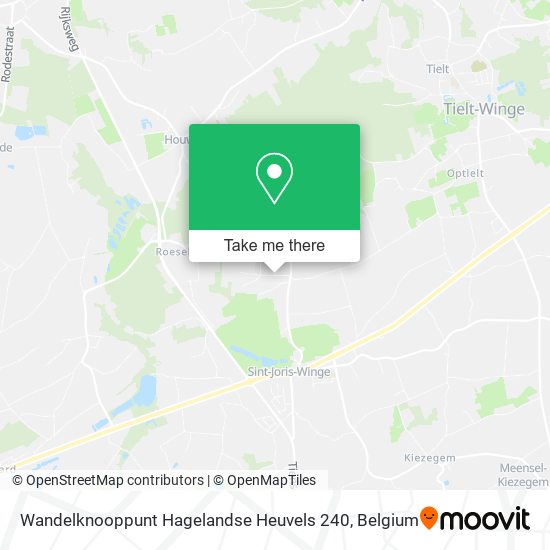 Wandelknooppunt Hagelandse Heuvels 240 plan