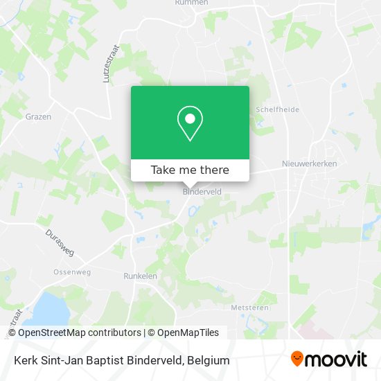 Kerk Sint-Jan Baptist Binderveld plan