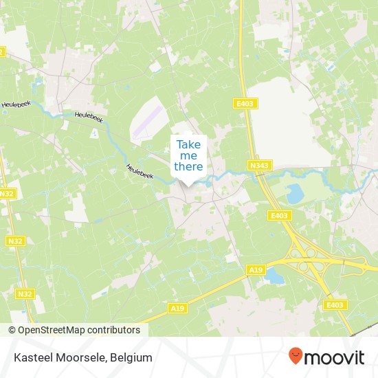 Kasteel Moorsele plan