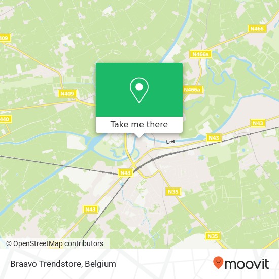 Braavo Trendstore map