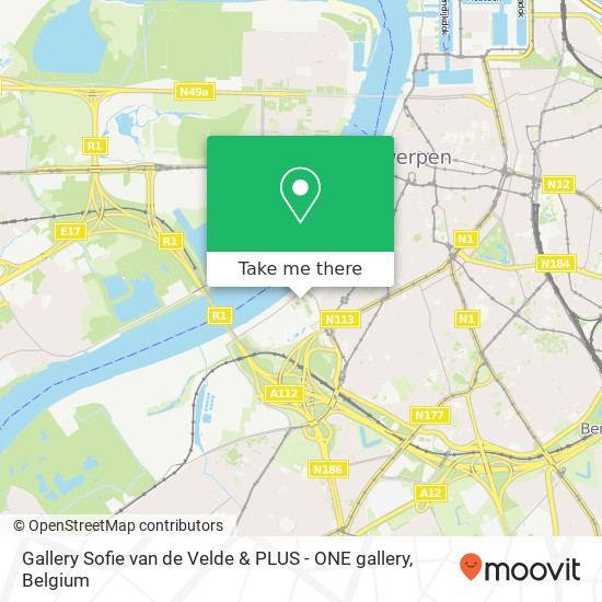 Gallery Sofie van de Velde & PLUS - ONE gallery map