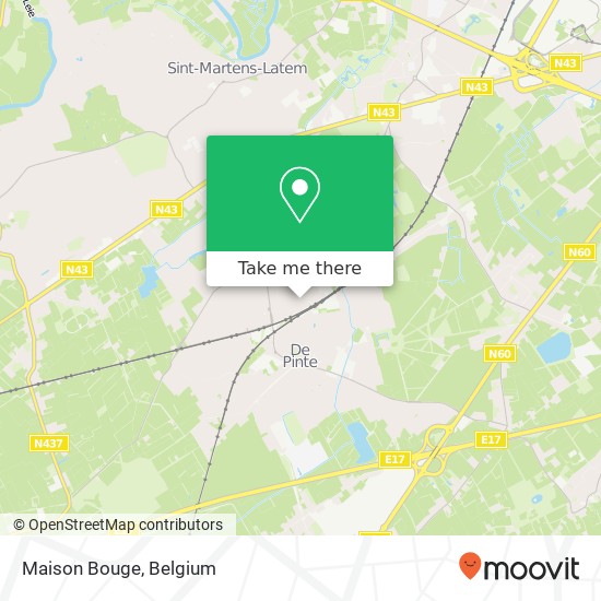 Maison Bouge map