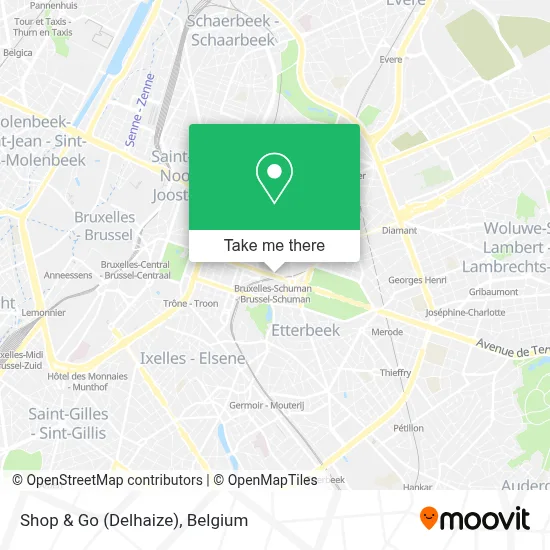 Shop & Go (Delhaize) map