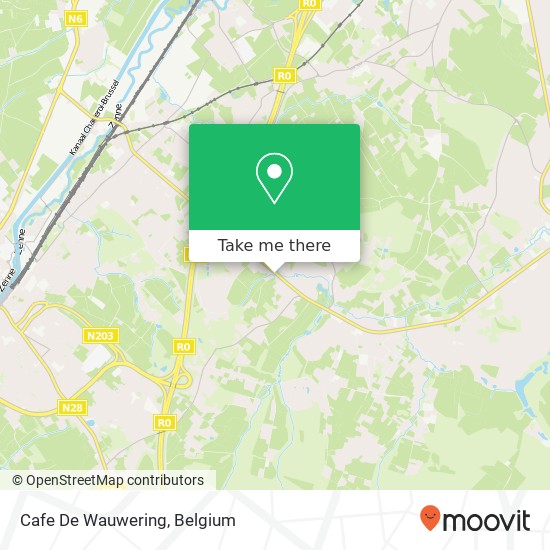 Cafe De Wauwering plan