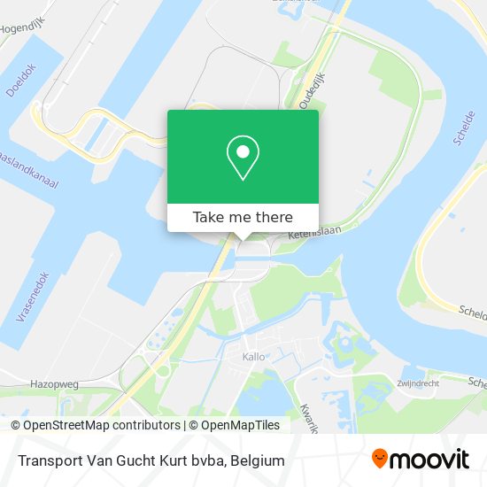 Transport Van Gucht Kurt bvba map