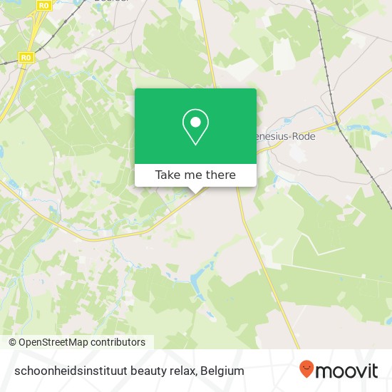 schoonheidsinstituut beauty relax map