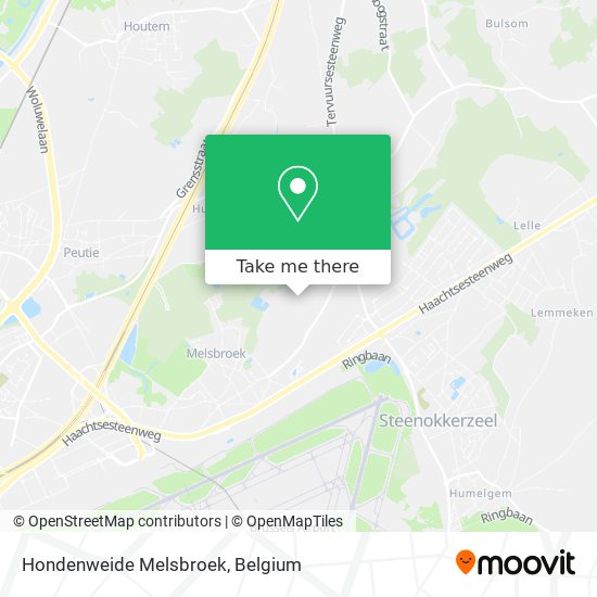 Hondenweide Melsbroek map