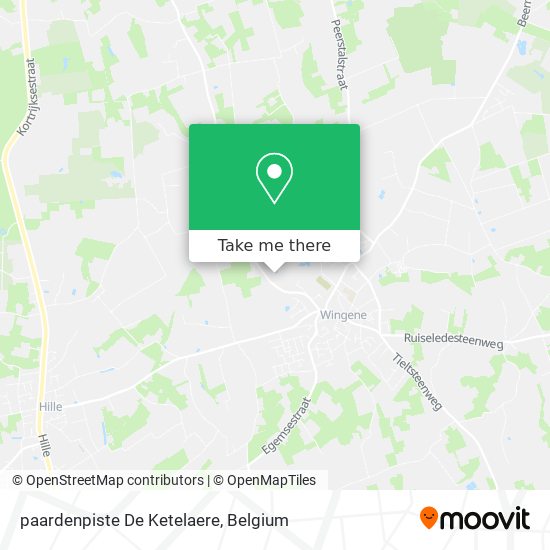 paardenpiste De Ketelaere plan