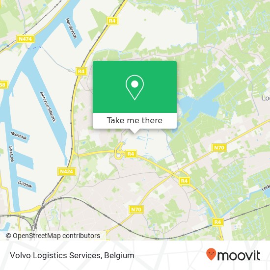 Volvo Logistics Services map