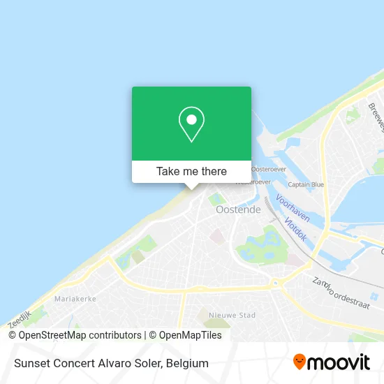 Sunset Concert Alvaro Soler map