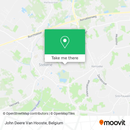 John Deere Van Hooste map