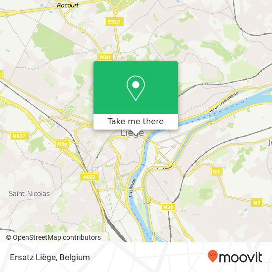 Ersatz Liège map