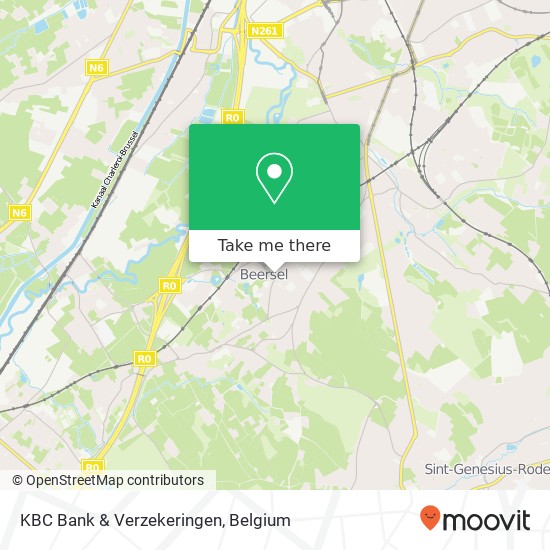 KBC Bank & Verzekeringen map