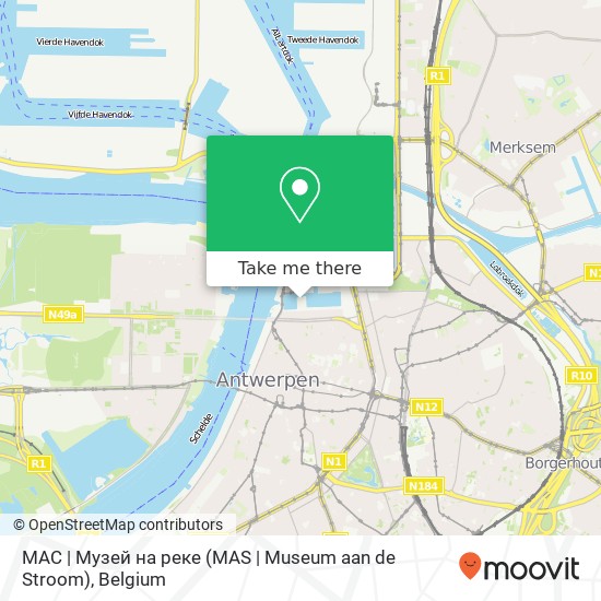 МАС | Музей на реке (MAS | Museum aan de Stroom) map