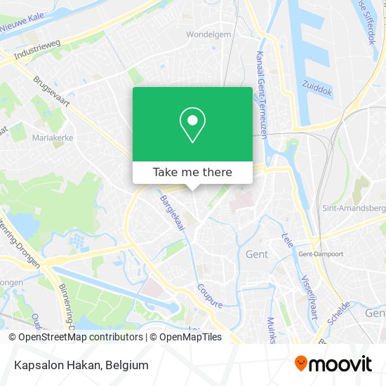 Kapsalon Hakan plan