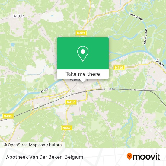 Apotheek Van Der Beken map