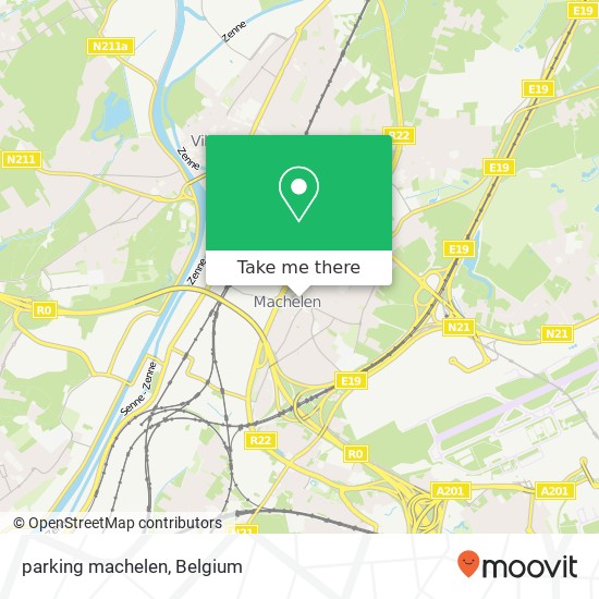 parking machelen map