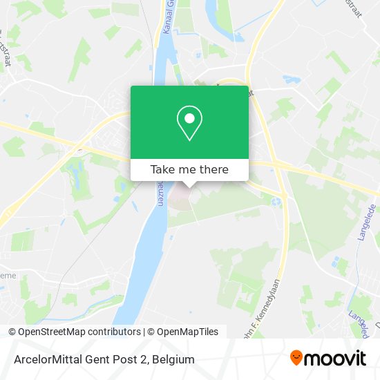 ArcelorMittal Gent Post 2 map