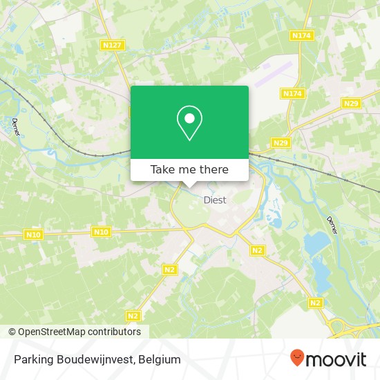 Parking Boudewijnvest map