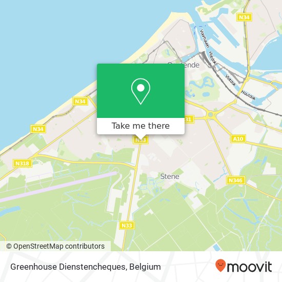 Greenhouse Dienstencheques map