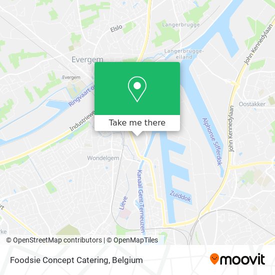 Foodsie Concept Catering map