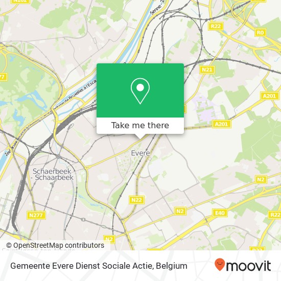 Gemeente Evere Dienst Sociale Actie map
