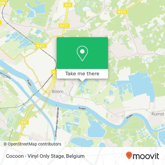 Cocoon - Vinyl Only Stage map