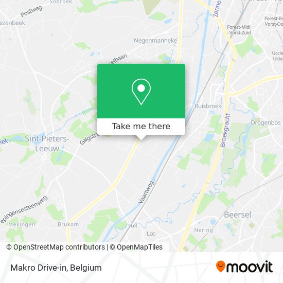 Makro Drive-in map